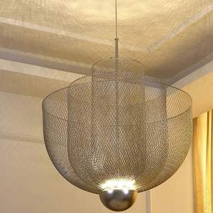 โคมไฟระย้าดีไซน์เนอร์สไตล์นอร์ดิกสุดหรูสำหรับบันได ห้องรับประทานอาหาร ห้องนั่งเล่น โคมไฟห้อยแบบนุ่มนวล - Product Image 5