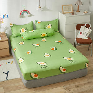 Couvre-lit moderne anti-poussière tout compris, imprimé à rayures, housse de protection antidérapante, ensemble de 4 pièces pour la <span class=keywords><strong>literie</strong></span> <span class=keywords><strong>Simmons</strong></span>, toutes saisons - Product Image 4