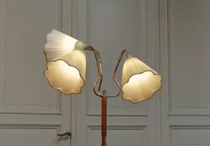 Retro Thụy Điển hiện đại vải trắng Chụp đèn sàn đèn cho trang trí nội thất - Product Image 3