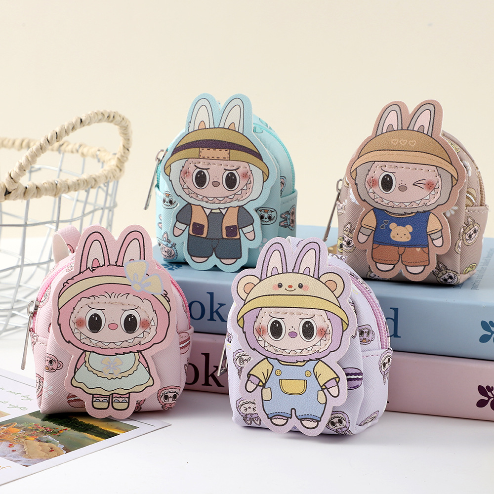 labubu keychain coin purse