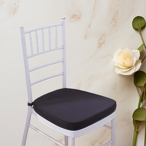 Cojines para Sillas de Boda, Negros, Chiavari, Modernos, Personalizados, de Alta Densidad, Suaves, para Uso en Hoteles - Product Image 1