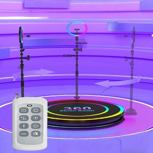 Wedding Birthday Party Dance Floor Live Broadcast Rotating <strong>360</strong> Photo Booth Portable - Product Image 4
