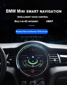 MINI Cooper R54 R55 R56 R57 R58 R59 R60 Android 10 ekran GPS Stereo navigasyon araba radyo güçlendirme CarPlay BT5.0
