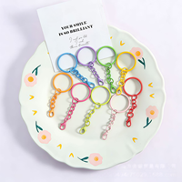 Kleurrijke gespsluitingen sleutelhanger accessoires - bulkverpakking, lichtgewicht, recyclebaar, zoete stijl voor tassen, charms en lanyards