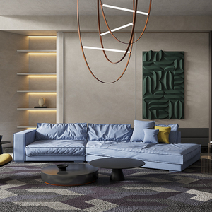 Living Room <b>Sofas</b> Modern Designer 7 Seater Couch Fabric Italian Set Furniture Luxury Set Furniture Modern RC-SF-03-CLIFTON Couch - Product Image 3
