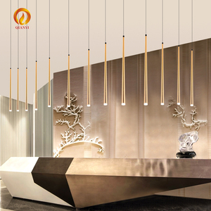 Dimmable LED Nhôm ánh sáng mặt dây chuyền Kích thước nhỏ phòng ăn cửa hàng thanh truy cập trang trí với xi lanh ống - Product Image 2