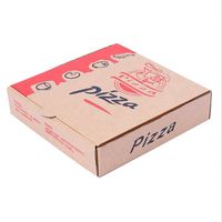 Kotak Pizza Sekali Pakai Ramah Lingkungan yang Dapat Didaur Ulang dengan Laminasi Mengkilap, Lapisan UV & Pernis, Kemasan Pizza Khusus untuk Makanan