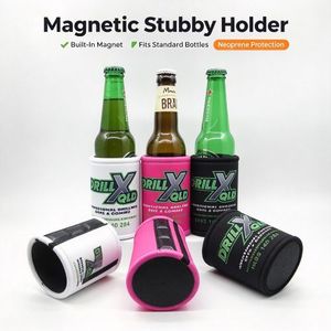 Neoprene Magnetic Can <b>Cooler</b> Insulated Beer Stubby Holder Waterproof <b>Bottle</b> Sleeve Custom Logo 330ml for <b>Fridge</b> and Bar - Product Image 4