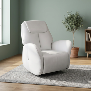Factory supply Recliner Chair Manual full metal frame Contemporary One <b>Seat</b> Solid Back Padded Arms - Product Image 1