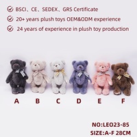 OEM ODM Nouveau tissu écologique Peluche douce adorable peluche unique ours en peluche pas cher joli ours en peluche douillet en peluche
