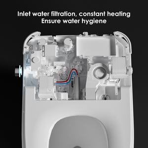 โถสุขภัณฑ์เซรามิคอัจฉริยะรุ่นใหม่ พร้อมระบบชำระล้างแบบไซฟอนเจ็ท เปิดฝาอัตโนมัติ บิเดต์ รีโมทคอนโทรล เบาะอุ่น รับประกัน 5 ปี - Product Image 6