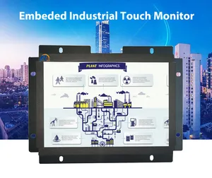 OEM ODM étanche pour kiosque ATM 21.5 15 19 17 4k cadre ouvert pouces Portable écran tactile moniteurs industriel Lcd moniteur