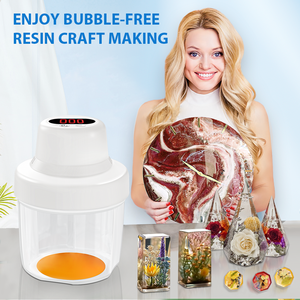 Electric Resin Bubble <b>Remover</b> & Mixer, Auto Stirring Defoaming Equipment for Fast, Clear Resin Art Projects - Product Image 3