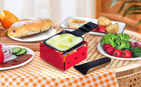 Grille à raclette en métal pour faire fondre le fromage, pour la maison et les pique-niques, durable et facile à nettoyer, compatible gaz et induction
