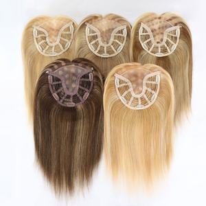 Postizo <span class=keywords><strong>de</strong></span> <span class=keywords><strong>Cabello</strong></span> Humano con Clip, <span class=keywords><strong>de</strong></span> Alta Calidad, con Frente <span class=keywords><strong>de</strong></span> Encaje Mono, Color Rubio Marrón Balayage, <span class=keywords><strong>de</strong></span> 6x6 Pulgadas, <span class=keywords><strong>para</strong></span> <span class=keywords><strong>Mujer</strong></span> - Product Image 1