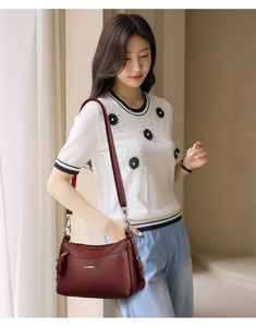 New High Quality Women Messenger Bags for Women Pu Leather Handbags Crossbody Bags Ladies Designer Shoulder Bags <b>Tote</b> Top-handle - Product Image 5