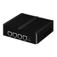 PFsense Gateway routeur pare-feu Mini PC ordinateur industriel sans ventilateur in-tel N2830 4 Nic Ethernet Ports Lan serveur réseau Linux