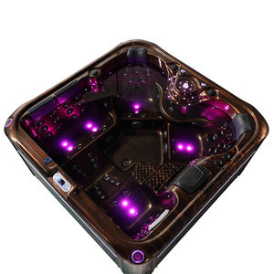 อ่างอาบน้ำสปาอ่างน้ำวนอะคริลิคทรงสี่เหลี่ยมผืนผ้าทันสมัยออกแบบให้เป็นมิตรกับสิ่งแวดล้อม - Product Image 3