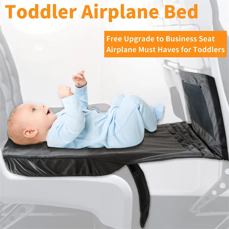 Toddler Airplane Bed Travel Essentials Airplane Kids Seat Extender to the Tray Portable Toddler Bed Travel Essentials for Flying