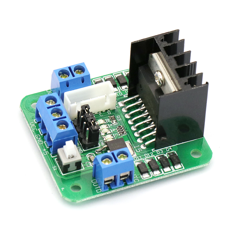 Module L298N Driver Moteur 5V-35V 2A - Pour Robot, Voiture Intelligente, Moteur Pas à Pas