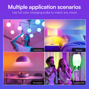 Bombilla Inteligente Wifi RGB Inteligente con Control Remoto por Aplicación Google Alexa E26, en Oferta - Product Image 6