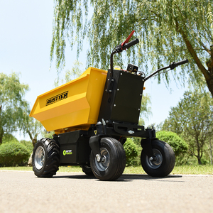 AUSTTER Petit transporteur de jardin manuel bon marché Mini camion à benne basculante électrique à quatre roues 500kg pour les États-Unis, l'Italie, la <span class=keywords><strong>France</strong></span> et la Pologne - Product Image 3
