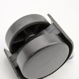 M11 * 22 Sicherungs rings tifte 1,5 \ "2 \" Schwarze Nylon-Kunststoff-Möbel rollen für Schränke Bewegliche Regale für das Essen im Badezimmer - Product Image 3