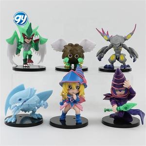 Figurines <span class=keywords><strong>Yu</strong></span> <span class=keywords><strong>Gi</strong></span> <span class=keywords><strong>Oh</strong></span>, magicien noir Yugi Muto, figurine d'anime en PVC pour receveur boîte à oeufs Gashapon Game Machine Prize Toys, 6 pièces/ensemble - Product Image 3
