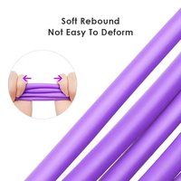 Ejercitador Abdominal Multifuncional de 4 Tubos, Cuerda de Resistencia para Abdominales, Yoga y Ejercicios en Casa, Pedal de Resistencia Elástica
