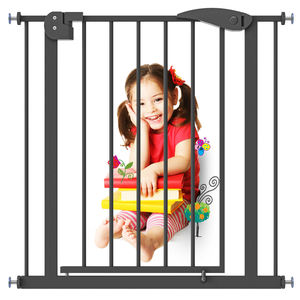 Barrière de sécurité pour escalier pour bébé et animaux domestiques YIXIN SG-003, en fer, réglable, avec fermeture à bouton-pression, protection de sécurité pour enfants, conforme à la norme EN71 - Product Image 3