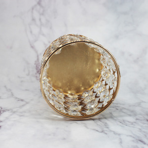 European Crystal Makeup Brush <strong>Storage</strong> Barrel Home Crafts <strong>Decoration</strong> Metal Jewelry <strong>Box</strong> <strong>for</strong> Bathroom Living Room Drawer Organizer - Product Image 4