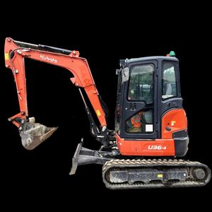 Mini-excavatrice sur chenilles Kubota U36 d'occasion en excellent état, petite pelle de 3 tonnes en promotion avec certifications CE & EPA, emballage allemand EPR - Product Image 2