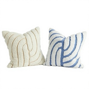 Handmade Indian Cotton Luxury Woven Tufted <b>Sofa</b> Cushion Cover Household <b>Pillow</b> Cases Eco-Friendly Custom OEM Wholesale - Product Image 1