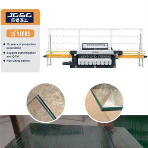 Machine de traitement de verre verticale personnalisée en usine avec 7 moteurs OG Edger Machine de polissage pour bordure de verre ronde pour une utilisation en granit - Product Image 1