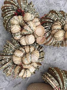 Natural <b>Bamboo</b> Winnowing Basket Flat round for Home/restaurant/parties decor Hand smoked <b>Bamboo</b> Woven Baskets - Product Image 2