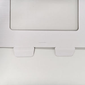 Boîte à gâteau carrée blanche personnalisée en carton recyclable résistant à la graisse de 10 pouces - Product Image 4