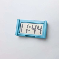 Jam Digital kecil, dengan Jumbo LCD tampilan hari waktu Mini otomotif untuk Desktop dudukan malam saku truk mobil Ventilasi udara dasbor