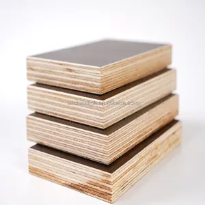 薄膜面胶合板建筑胶合板18毫米成型工作胶合板杨木黑色层压
