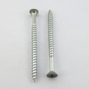 Tornillos Autorroscantes para Madera con Cabeza Avellanada, Recubiertos y Zincados en Blanco - Product Image 3