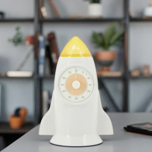 Maytime 60 Minute Rainbow Disk Visual Timer Modern Silent Alarm Protective Case Time Management Tool for Kids Adults Kitchen