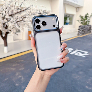 Funda transparente rígida de PC con bordes flexibles de TPU para iPhone 17 Pro, para iPhone 18 Pro Max, fundas de alta calidad - Product Image 6