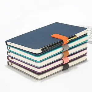 Carnet de notes en cuir pour étudiants, multicolore, épais, pour l'école, pas cher, personnalisé, avec Logo, vente en gros