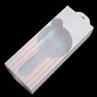 Boîte en plastique pliable transparente en PVC avec crochets, boîte d'emballage imprimée recyclable pour usage industriel, écologique