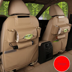 De luxe En Cuir PU <span class=keywords><strong>Organisateur</strong></span> de <span class=keywords><strong>Voiture</strong></span> De Banquette Arrière Avec Porte-<span class=keywords><strong>Tablette</strong></span> Pour Enfants - Product Image 2