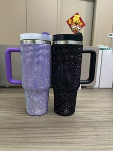Vaso Térmico de Acero Inoxidable de 40oz con Asa, Tapa con Popote y Diseño <span class=keywords><strong>Bully</strong></span> Ice Country, para Bebidas Frías y Calientes - Product Image 2