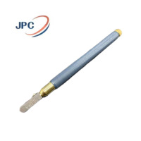 Cortador de Vidrio Industrial Jin Pengcheng Diamond TC-17, Cortador de Rodillo Lleno de Aceite, Cuchilla de Carburo, Longitud de 175 mm, Grosor de 12 mm