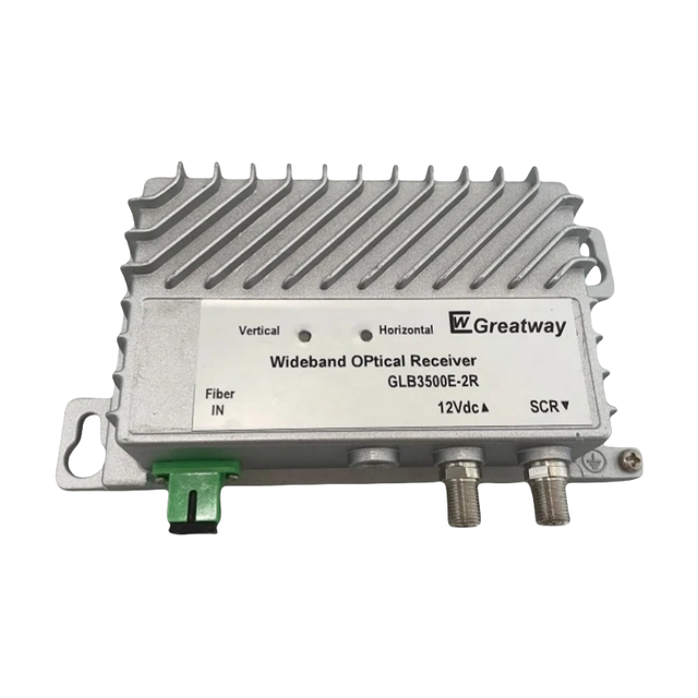 SMATV 4 CATV Digital Optical Satellite Receivers 1310 1550 WDM Port ONU Wideband FTTH LNB Fiber Optical Receiver