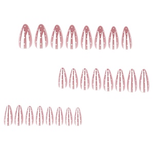 <span class=keywords><strong>Uñas</strong></span> postizas sencillas color nude <span class=keywords><strong>para</strong></span> comercio exterior, puntas de <span class=keywords><strong>uñas</strong></span> cortas con diseño de almendra y lunares, placas de manicura, <span class=keywords><strong>uñas</strong></span> postizas. - Product Image 2