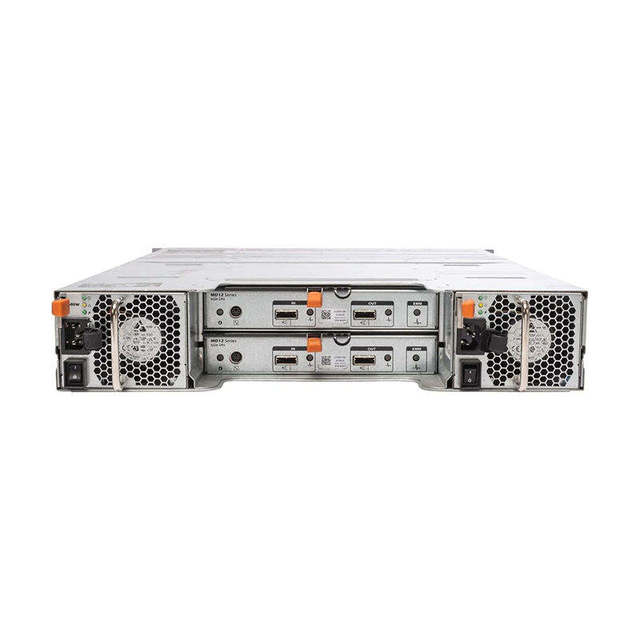 De Ll MD1200 Storage Network PowerVault 12 LFF Bay Double Controller SAS Hard Disk Storage 24TB Server