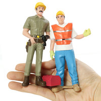 Service OEM ODM, figurines miniatures en PVC de 2 à 5 pouces, décoration de table, jouet, figurine humaine miniature en plastique